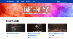 Desktop Screenshot of landofwhimsy.com